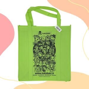 Tokidoki Comic Con SDCC 2022 Exclusive Green Reusable Shopping Tote Bag